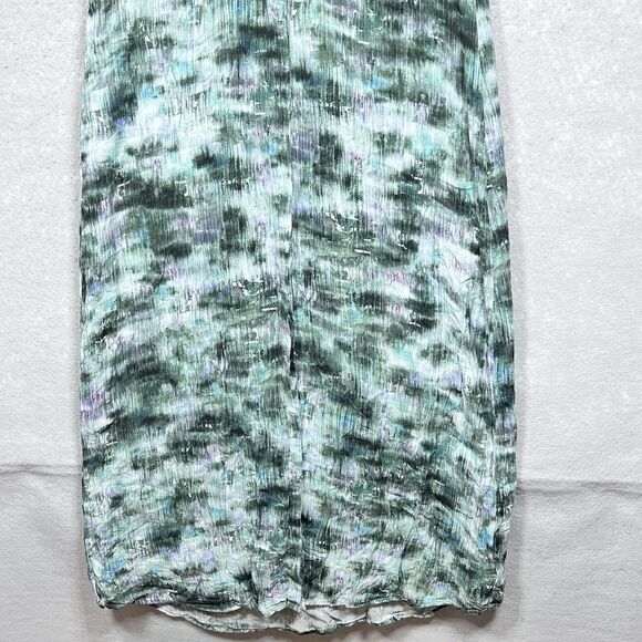 Cloth & Stone Maxi Dress Womens Small Multicolored Button Front Anthropologie - Picture 4 of 11